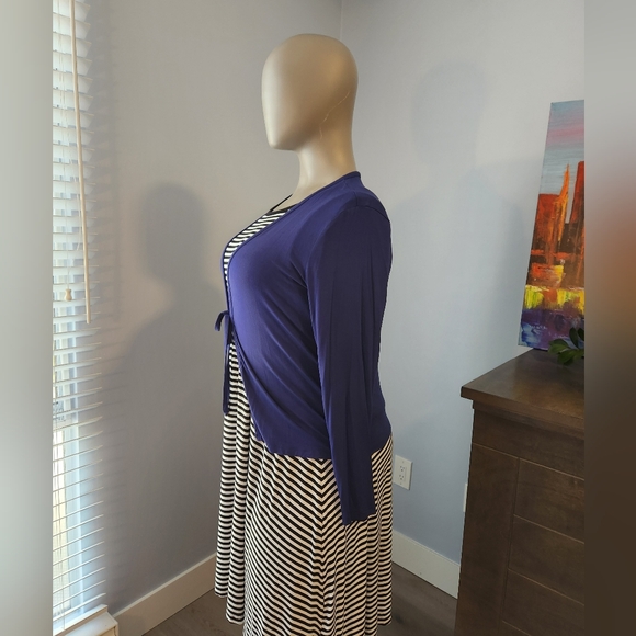 Blue Super Soft Tie-Front Cardigan - Picture 9 of 9